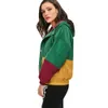 ZAFUL Splice Sleeve Women Baseball Jacket College Jackets Women Bomper Jacket Spring Coats Block Hooded Corduroy Jackets Outwear3071389