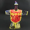 Hooded Chinese style Wine Bag Christmas Wine Bottle Cover Wedding Party Home Table Decoration Silk Brocade Red Wine Clothes 10pcs/lot