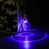 LED light bulb Keychain colorful custom gift creative toy giveaways novelty jewelry pendant