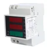 Freeshipping AC 110V 220V DIN RAIL 100A KWH Energy Power Electricity Meter Ammeter Voltmeter Top Quality