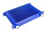 PQY - UNIVERSAL OIL COOLER 15ROW 10AN- 10AN UNIVERSAL ENGINE TRANSMISSION OIL COOLER KIT TRUST TYPE BLUE PQY5115B