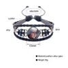 Mode Neues Design Multi Layer Geflochtene Armbänder Schöne Baby Kunst Bild Glas Cabochon Schwarz Leder Wrap Magnetische Armband Für Männer Frauen L