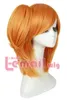 Lovelive Love Live Kousaka Honoka Clip Ponytail Straight Orange Cosplay Wig