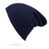 Czapka / czaszki Czapki Moda Dzianiny Czaszka Dla Mężczyzn i Kobiet Amerykański Europejski Styl Unisex Ciepła stała czapka Casual Beanie Dostosowana Zima