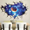 Creative 3D new fantasy sky wall stickers living room TV wall wallpaper background decorative painting PVC stickers