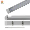 25pcs 90W صف مزدوج T8 متكامل LED Tube 8ft SMD 2835 LED Shop Lighting Lamp 2 سنوات ضمان شحن مجاني