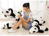 19.7 "Leuke cartoon poppen panda beer varkenskussen kussens winter pluche speelgoed beste verjaardagscadeaus voor je baby, kinderen en vrienden