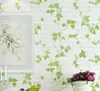 3d White brick brick green leaf Non-woven Wallpapers For Living Room Bedroom wall papers home decor