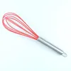 Manual Whisk Egg Whisk Handle Silicone Fio Rápido Egg Beater Mixer Mão Sabonete Creme Manteiga Bolo Agitador Utensílios de Cozinha