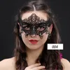 maschera di pizzo sexy Maschere di travestimento veneziano Decorazioni per feste di Halloween Mezza faccia Lady Mardi Gras Maschere per gli occhi Accessori per abiti da ballo di Natale