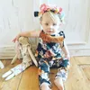 Ropa para niña, ropa de verano para recién nacido, mono con borlas florales, trajes, mono, mono, ropa de Boutique para niños, monos para bebé