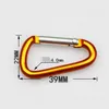 #4#5 Karabiner-Karabinerhaken-Aufhänger Schlüsselanhänger Wandern Camping Bunter Aluminium-Feder-Karabinerring SN1977 DHL-frei