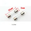 200 stks 5x20mm 6x30mm Quick Blow Glass Tube Fuses Assortiment Kit 0.5A - 30A 250V
