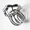 Stealth Lock Chastity Cage Dispositivo de castidad masculina de acero inoxidable Juguetes sexuales para hombres Pene Lock Cock Ring