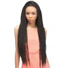 30 '' Caixa tranças Lace Frontal peruca sintética Crochet Briivs tamanho Ajustável Afro American Afro Trançando Cabelo Para Mulheres Negras