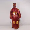 Kinesiska operaer Robe Hat Peking Opera Costumes Three Kingdoms Perioder Zhu Geliang Uniform Bagua Tai Chi Wudang Daoist Drama Outfi2356