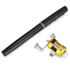 Pen Shape Portable Aluminum Alloy Fishing Rod Mini Fish Pole Reel Combos