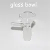 Pièces de bol à glissière en verre Narguilés Bongs Bols Entonnoir Rig Accessoires Clous à quartz 18mm 14mm Mâle Femelle Heady Fumer Conduites d'eau dab rigs Bong Slide