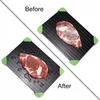 Fast Defrosting Tray 식품 육류 과일 빠른 제형 플레이트 보드 신속하게 해동 냉동 식품 주방 다리 실리콘 패드 Edges pad WX9-805