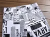 جديد 2018 الرجال المطبوعة الجينز السراويل الشرير نمط القوطية الأسود رسمت DJ نادي الليل سليم الساق بارد جينز الأبيض للشباب