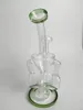 Groen Nieuwe Dubbele Recycler Glas Waterpijp Glasleiding Glas Bong 8.5 "Grootte met 14,4 mm gewricht