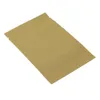 Сумка из крафт-бумаги размером 9x13 см с застежкой-молнией и прозрачным окном для сушеных орехов, фасоли, упаковка из пищевой бумаги, упаковка с застежкой-молнией для орехов, упаковка для закусок1062185