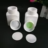 90ml White Empty Pharmaceutical Capsule Container Plastic Pill bottles with Screw Caps fast shipping F1271