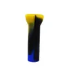 Small Smoke Silione Filter Tips Dry Herb 33mm Length Cigarette Silicone Mouthtip Flat Head mixed color9912317