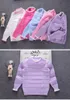 Pull Girls Couleur solide Baby Pullover Plaid Kids Vêtements 2018 AUTUN HIVER NOUVEAUX enfants Princesse Prillers École Vêtements7579907