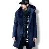 Men's Wool & Blends Kewlstyle Men's Winter Jacket Coat Hooded Long Sleeve Mens Overcoat Peacoat Asian Size Windbreaker Women Erkek Mont