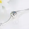 Passar Pandora Armband 30st Jul Snowflake Crystal Silver Charms Bead för grossist DIY European Sterling Halsband Smycken Armband