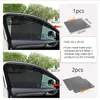 Partol Car Sunshade 2PCS Universal Auto Side Window Sunshades PVC Shield Screen Visor Car Electrostatic Sunscreen Curtain shade