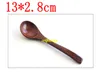 100pcs/lot High Quality 13*2.8CM Wood Spoon Flatware Kitchen Tool Soup Dessert Coffee Stirring Kids Ice Cream Yarn Wooden spoons