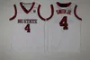 College NC State Wolfpack Maglie da basket 4 Dennis Smith Jr.MAKERSEY SPORT UNIVERSITÀ COLORE ROSSO ROSSO BIANCO