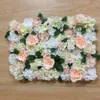 20pcs White Champagne Flower Flower Flower Wall Bedning Fackdrop Farty Decoración de la fiesta