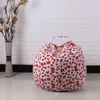 18 inch Storage Bean Bags Beanbag Chair Kids Bedroom Stuffed Animal Dolls Organizer Plush Toys Bags Baby Play Mat lin3540