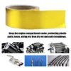 PQY RACING 2quotx5 Meter Aluminum Reinforced Tape Adhesive Backed Heat Shield Resistant Wrap Intake Gold Silver PQY16136487787