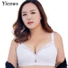 Sujetadores de encaje sexy para mujeres Bralette Lencería Talla grande Sujetador Pusuario Blanco Blanco Brassiere 3/4 Taza D E BRAS BRAS YID003