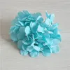 50Pcs15CM Ortensia artificiale Testa di fiore di seta decorativa per decorazioni di nozze Accessori per la casa Puntelli Decorazione per feste Ortensia Rose Wall