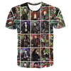 Joker 3D T-shirt Men Suicide Squad T koszule hip-hop śmieszne topy Harley Quinn krótkie rękawie Camisetas Nowość nowość mężczyzn CASU248G
