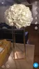 decoration New style gold/Silver Flowers Vase Trumpet Shape Wedding Table Centerpiece Event Road Lead Flower Vase best0058