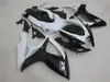 Moldagem por injeção Black White Alstare Coroa Kit de Feira para Suzuki 2006 2007 GSXR 600 750 K6 GSXR600 GSXR750 06 07 Bodywork RT10