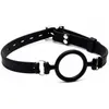 5 cm siliconen ring open mond gag lederen hoofd bondage restraint fetish volwassen sm game orale seks speelgoed voor vrouwen mannen paar blow job s1017