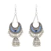 Fashion 6 couleurs Vintage Silver Pichel Drop Boucles d'oreilles pour femmes bijoux Gift