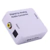 Freeshipping RCA-kabel Digital Optisk till analog Audio Converter Coaxial ToSLink Signal Adapter Audio Converter Adapter