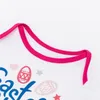 2018 Meninas Tutu Vestido De Easter Impresso Coelho Bebê Lace Ruffle Romper Vestidos + Sapatos + Headband 3 Pcs Conjuntos de Roupas Roupas de Festa Infantil