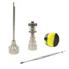 Huis Tuin Handgereedschap Glas Waterleidingen Bong Tool set met 10mm 14mm 18mm Titanium NailTi Carb Cap Dabber