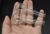 Mini tubo de vidrio de 7 cm de espesor, quemador de aceite de vidrio transparente, tubo de vidrio, pipas de fumar, pipas de aceite, pipas de agua