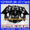 Body+Tank For YAMAHA YZF600R Thundercat 02 03 04 05 06 07 229HM.31 YZF 600R YZF-600R 2002 2003 2004 2005 2006 2007 Fairing Stock blue frame