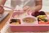 Bento Box Tableware Suit Oven lunchbox Microwave Dinnerware Sets Food Container Large Meal Box Five plus a separation Hot sales